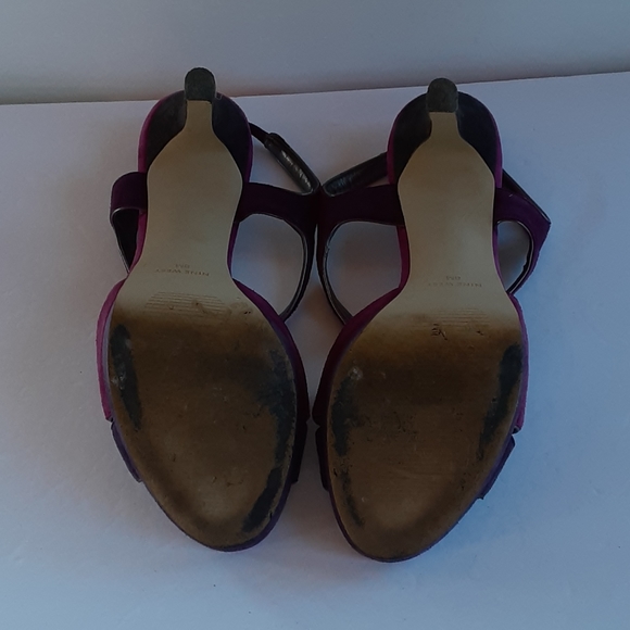 Nine West Pink Purple Faux Suede Platform … - Picture 5 of 7